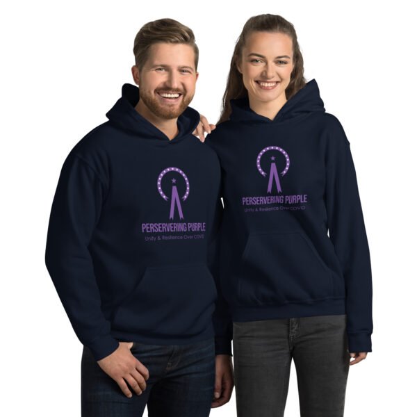 Unisex Persevering Purple Hoodie